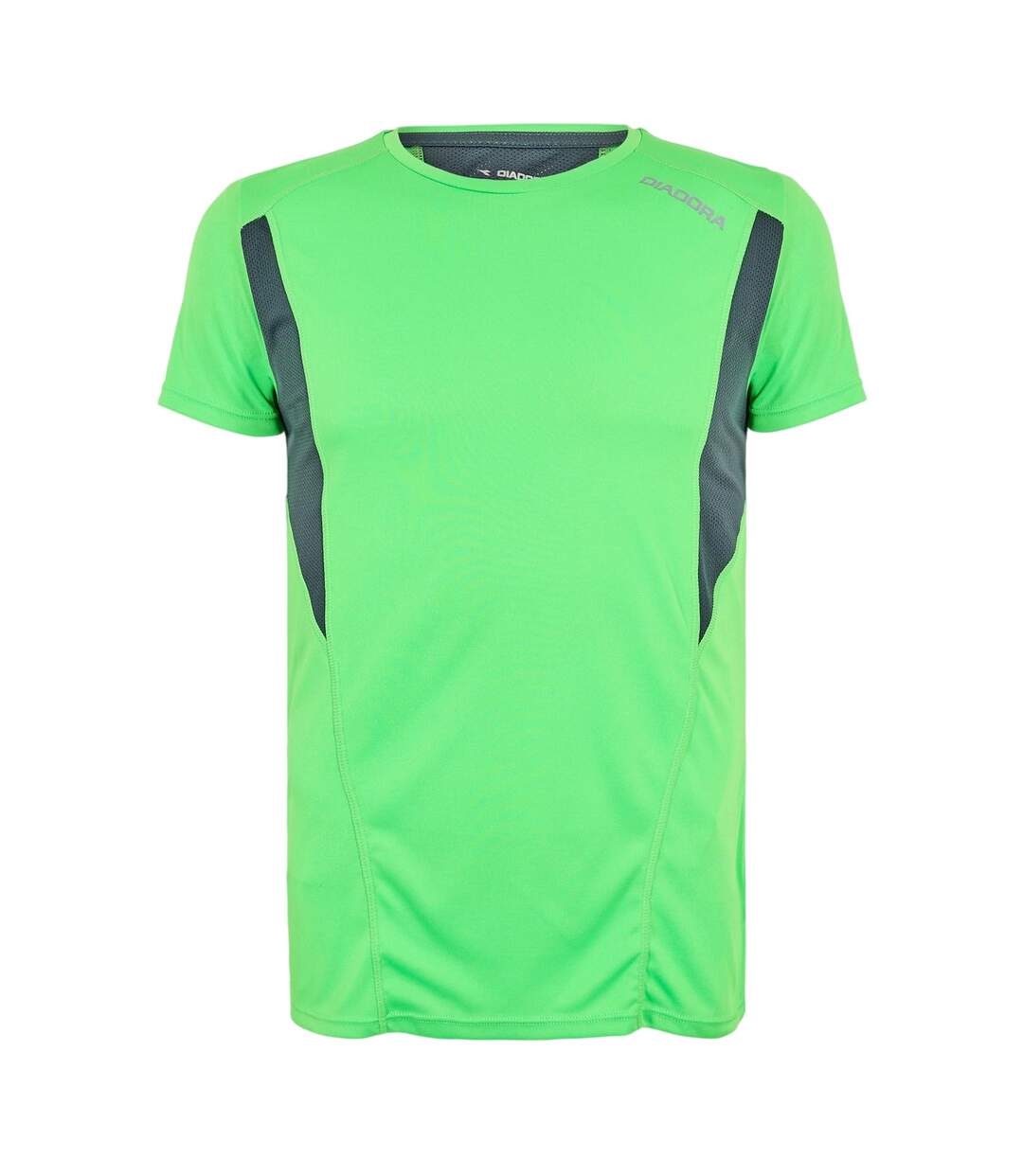 T-shirt Compétition Motif/style Réfléchissant Homme Vert Fluo Diadora-1