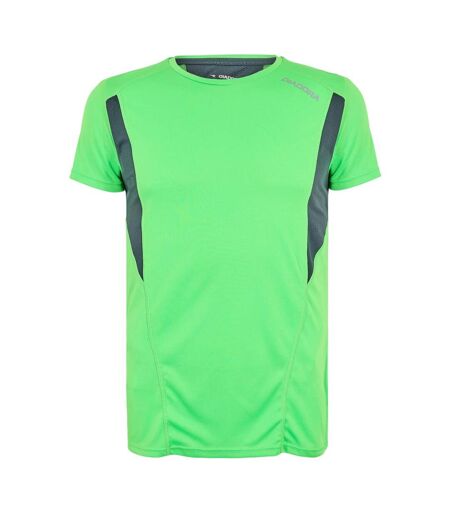 T-shirt Compétition Motif/style Réfléchissant Homme Vert Fluo Diadora