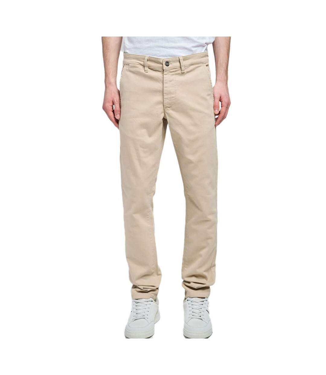 Pantalon beige homme teddy smith pallas-1