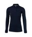 Nimbus Womens/Ladies Carlington Deluxe Long Sleeve Polo Shirt (Dark Navy)