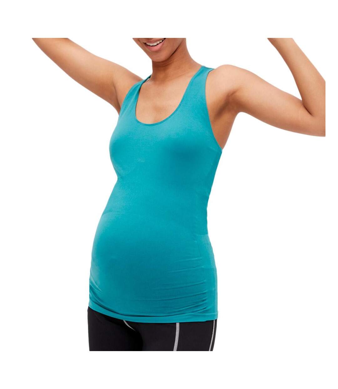 Débardeur de grossesse Bleu Femme Mamalicious Heal Active - Taille unique-1