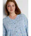 Chemise de nuit longue imprimée coton-3