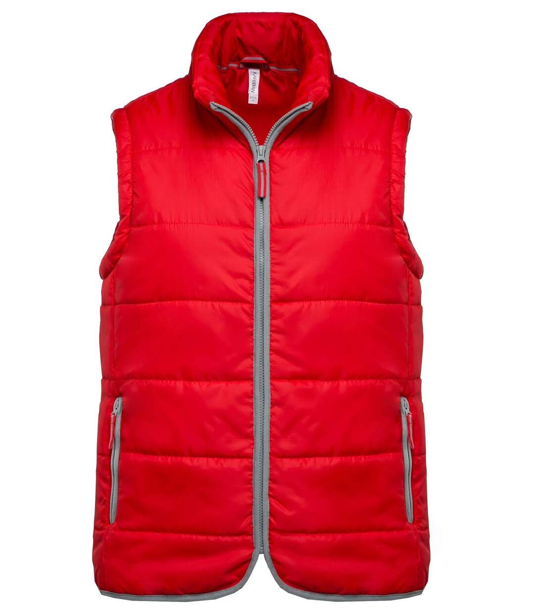 Doudoune sans manches - K6116 - rouge - bodywarmer matelassé