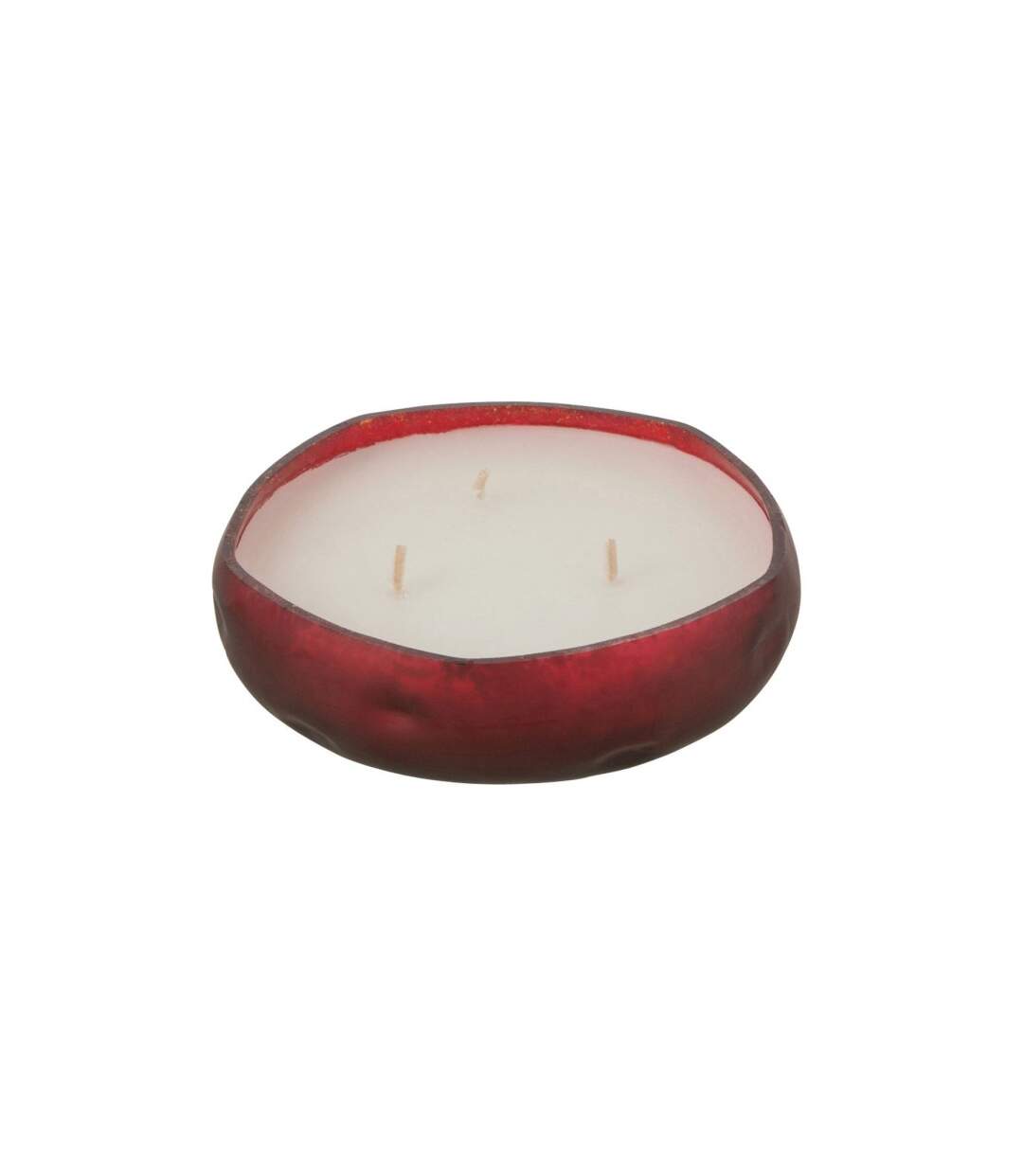 Bougie Parfumée Déco Livia 13cm Oud Amber Rouge