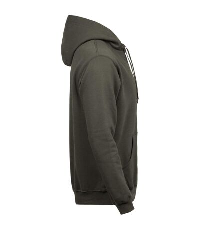 Tee Jays Mens Hooded Cotton Blend Sweatshirt (Deep Green) - UTBC3824