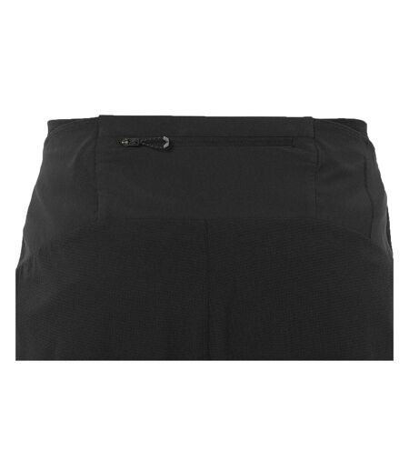 Mens Aero Stow 5 Lightweight Running Shorts Black Salomon