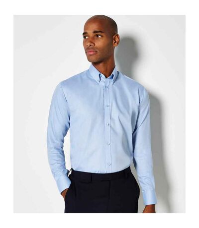 Chemise À Manches Longues Homme Bleu Clair Kustom Kit