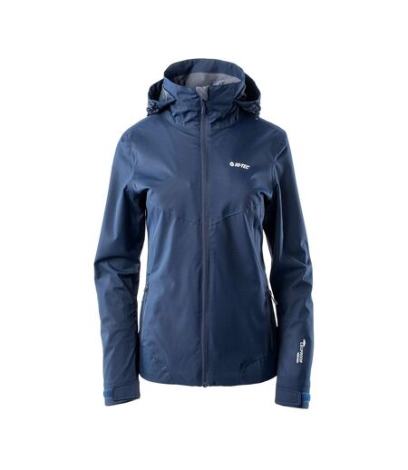 Womens/ladies Lanco Jacket Black Iris Ombre Blue Hi-Tec