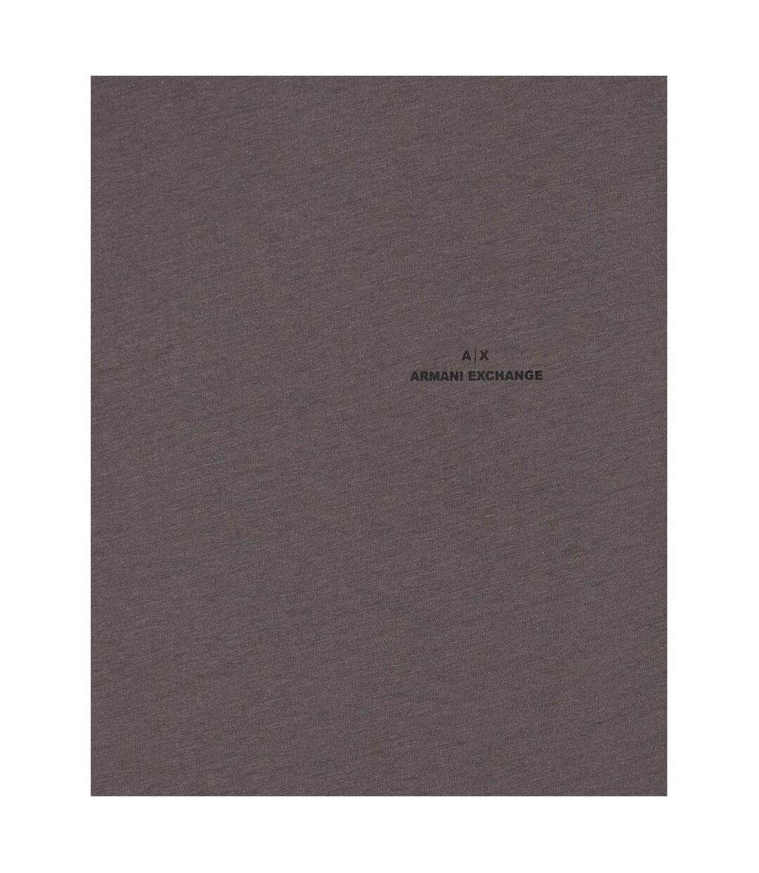 T-shirt Motif/style Logo Homme Gris Foncé Armani Exchange-3