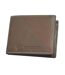 Portefeuille Motif/style Perforé Taille Unique Marron Foncé Mélange Lambretta-1