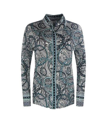Womens/ladies Jafari Collared Shirt Multicoloured Inoa