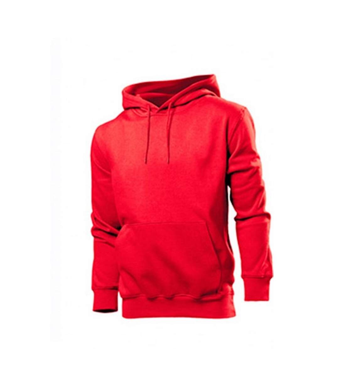 Sweat-shirt à capuche classique homme rouge Stedman