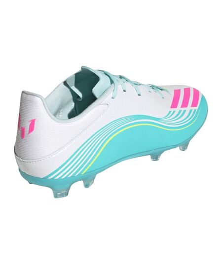 Mens F50 League Football Boots White Pink Blue Adidas