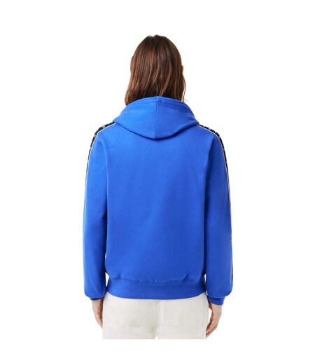 Sweat à capuche homme bleu Lacoste