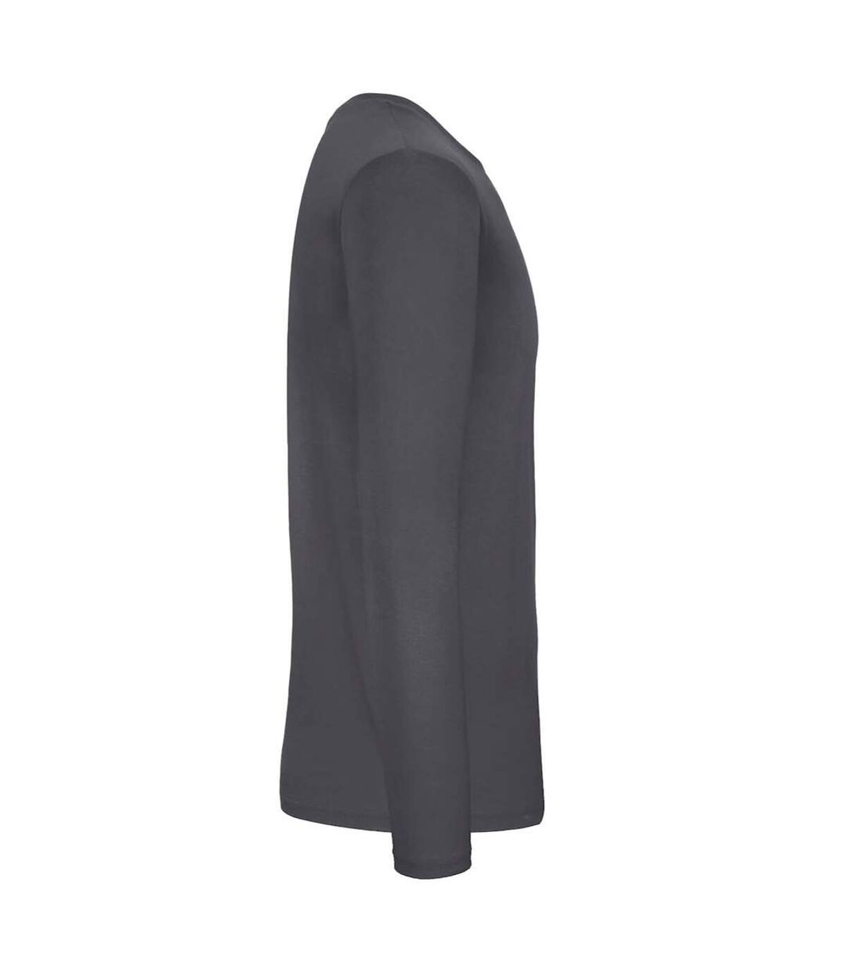 B&C Mens E150 Long Sleeve T-Shirt (Dark Gray) - UTRW6527