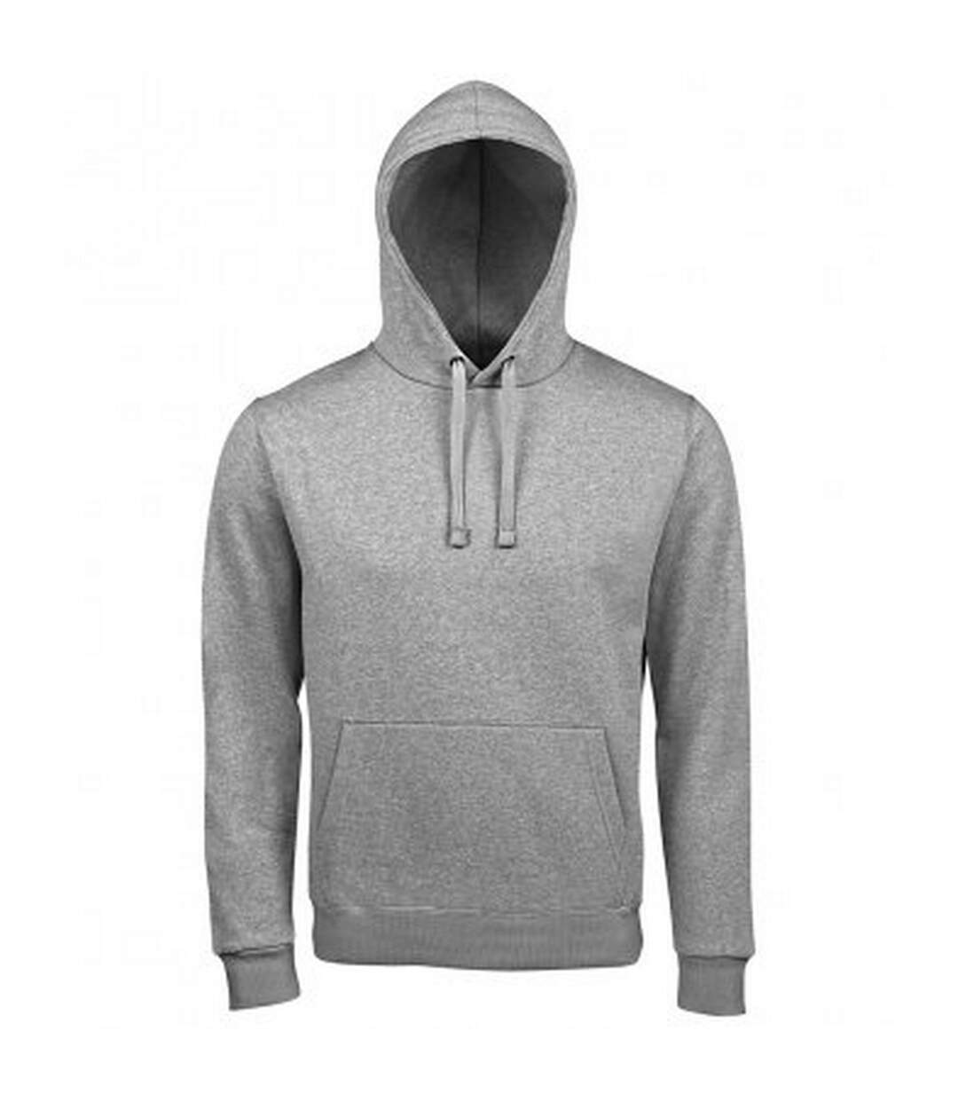 Sweat à capuche spencer unisexe gris chiné SOLS