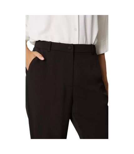 Principles Womens/Ladies High Waist Tapered Pants (Black) - UTDH6197