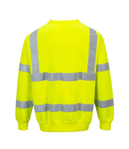 Portwest Mens Hi-Vis Sweatshirt (Yellow) - UTPW344