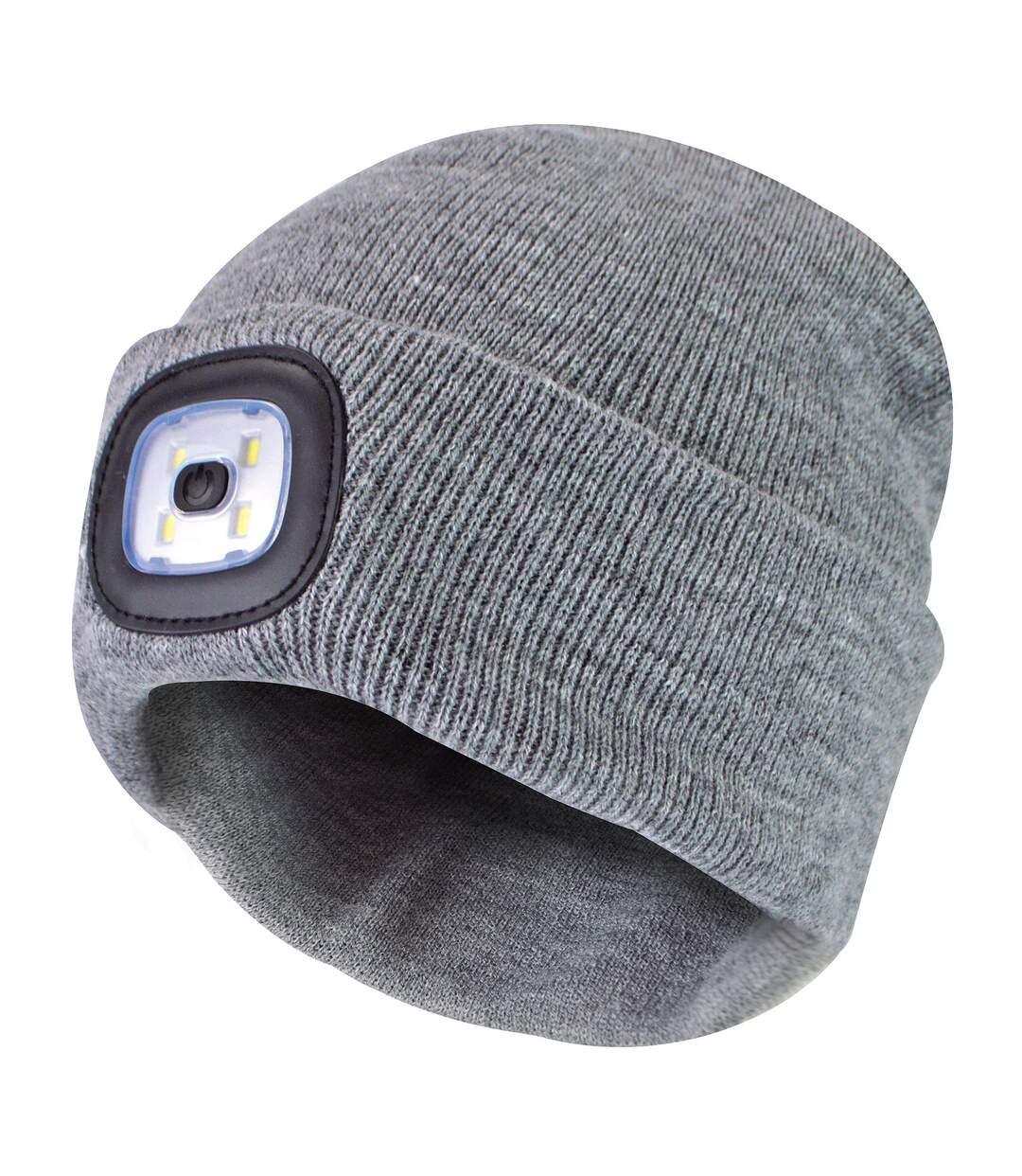 Femme Led Bonnet - Tricoté Bonnet Hiver avec Lampe Frontale