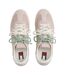 Womens/ladies Mesh Lace Up Flat Trainers Beige Tommy Jeans-3