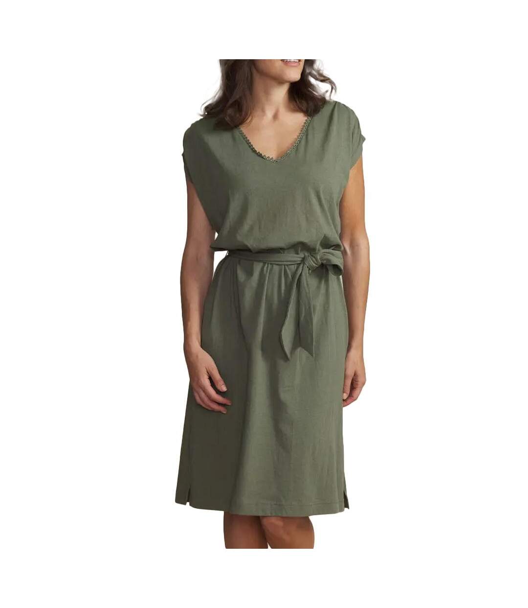 Robe kaki femme tbs l'adamarob-1
