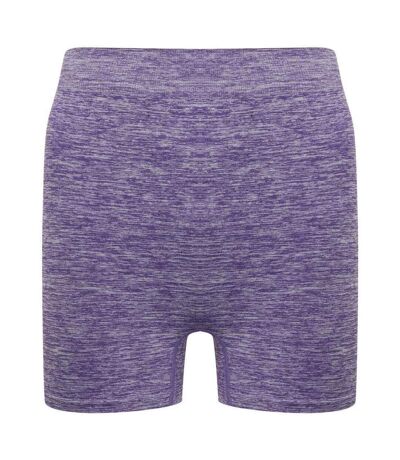 Short décontracté femme violet chiné Tombo Tombo