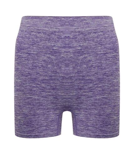 Short décontracté femme violet chiné Tombo Tombo