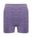 Short décontracté femme violet chiné Tombo Tombo