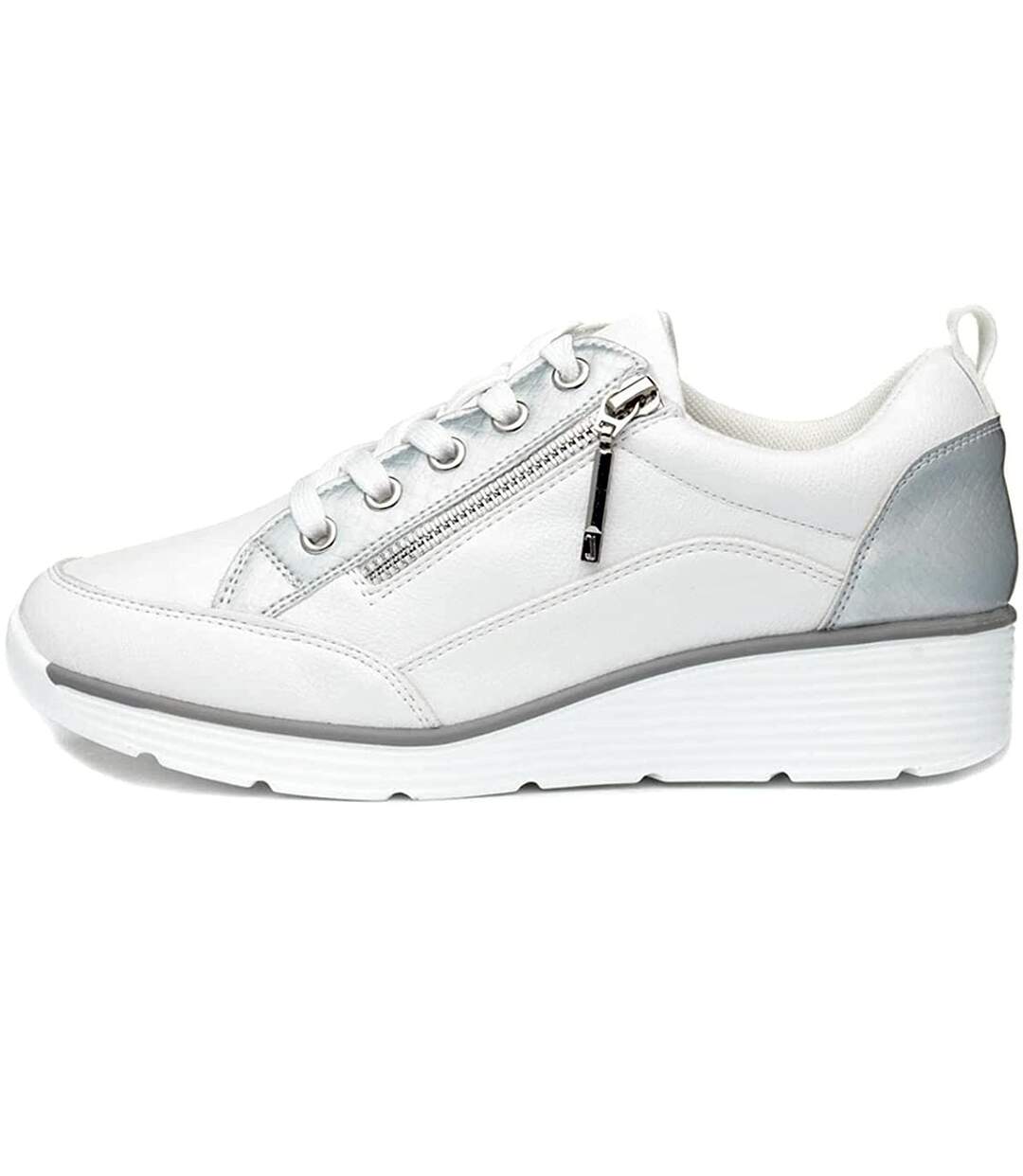 Baskets kiley femme blanc Lunar-3