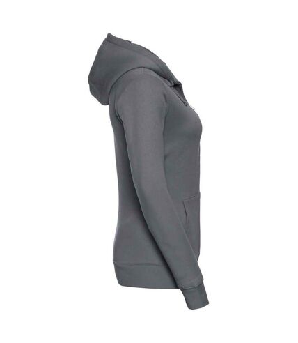 Veste à capuche authentic femme gris foncé Russell