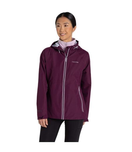 Veste imperméable brielle femme betterave Craghoppers