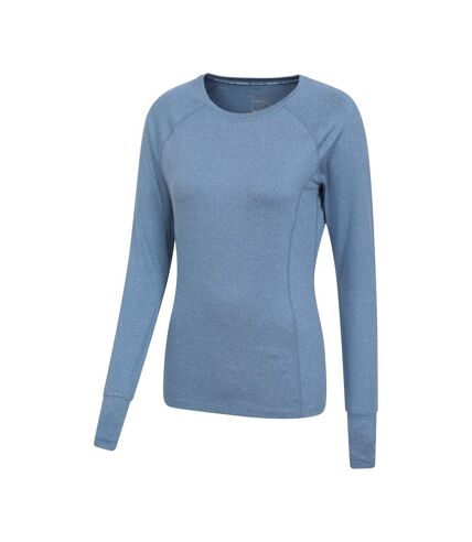 Womens/ladies stance soft touch long-sleeved t-shirt navy Mountain Warehouse