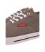 Mens Skywalk Canvas Trainers Grey Crosshatch-3