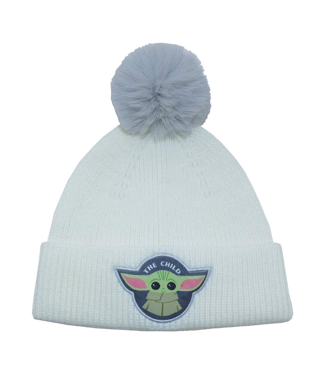 Bonnet Motif L´enfant Motif/style Badge Adulte Gris Blanc Star Wars The Mandalorian-1