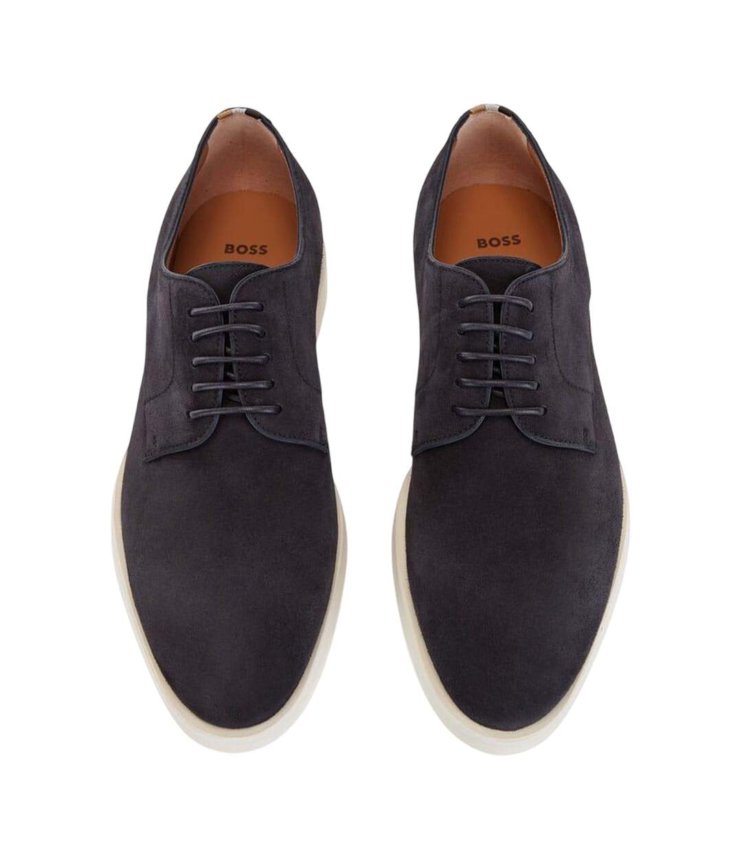 Chaussures Jerrard Derby Homme Bleu Foncé Boss-3