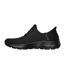 Mens Summits Diamond Dream Slip-in Casual Shoes Triple Black Skechers-2