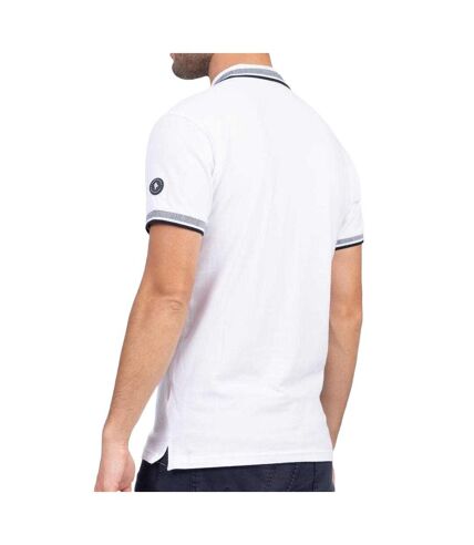 Polo Blanc homme Sun Valley Bohm - XL