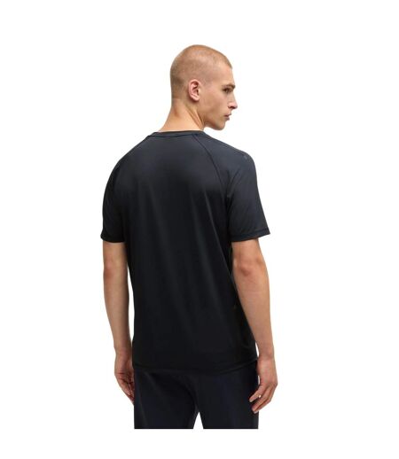 T-shirt Manches Raglan Motif/style Logo Tonal Homme Noir Boss