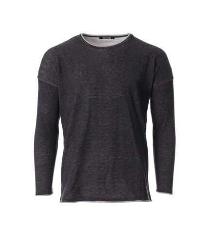 Pull Gris/Noir Homme Paname Brothers 2553 - L