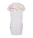 Robe T-shirt Motif/style Arc-en-ciel Femme Blanc Urban Classics-2