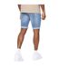 Short Style Griffure Riptrey Abraised Homme Bleu Clair Crosshatch-3