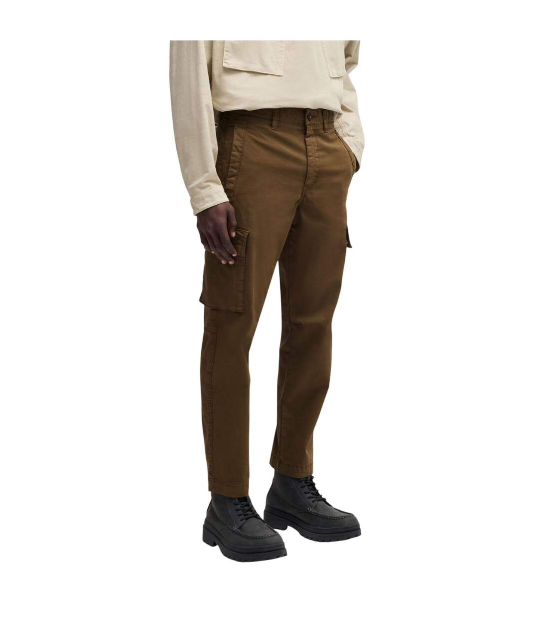 Pantalon À Poches Sisla-8 Homme Vert Boss-1