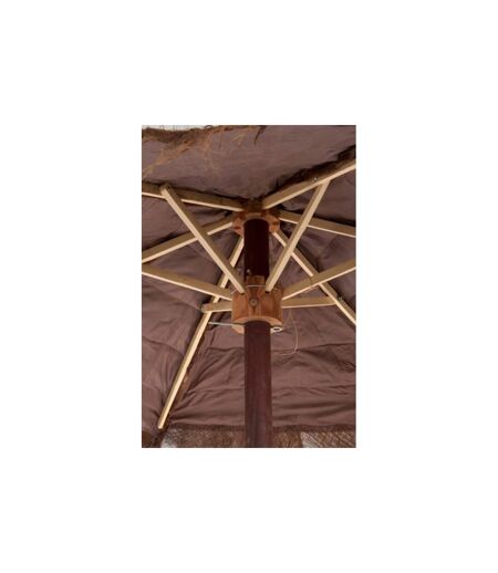 Parasol en Bois Cocotier 250cm Marron