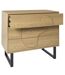 Commode 3 tiroirs CALYPSO - Beige-5