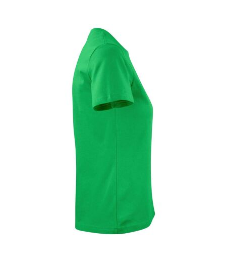 Womens/ladies Light T-shirt Fresh Green Printer