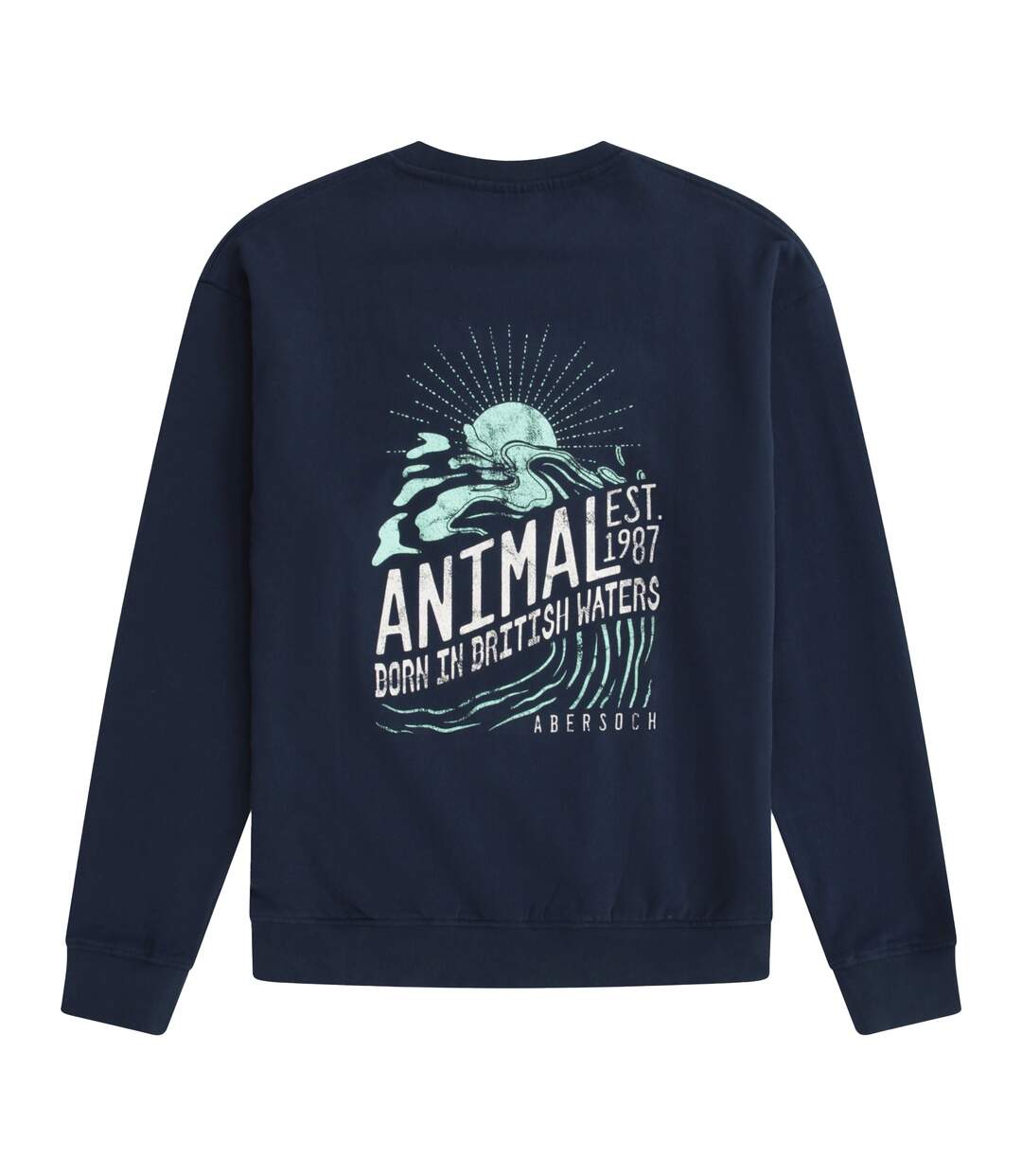 Mens Jonah Abersoch Sweatshirt Navy Animal-2