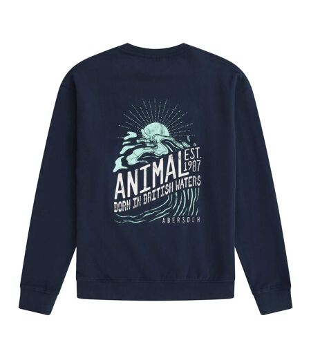 Mens Jonah Abersoch Sweatshirt Navy Animal