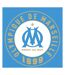 Olympique de marseille serviette de bain 75x150-2