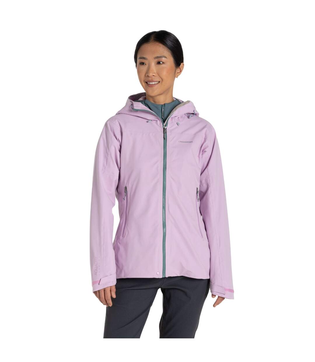 Veste imperméable dynamic pro femme rose pâle Craghoppers-3