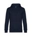 Sweat À Capuche King Adulte Bleu Marine B&C-1